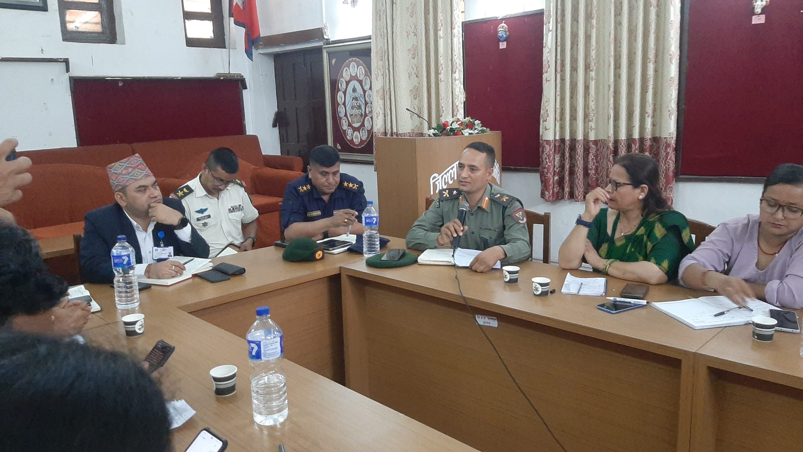 मनसुनजन्य विपद पुर्वतयारी सम्बन्धमा पत्रकारहरुसंग छलफल कार्यक्रम सम्पन्न