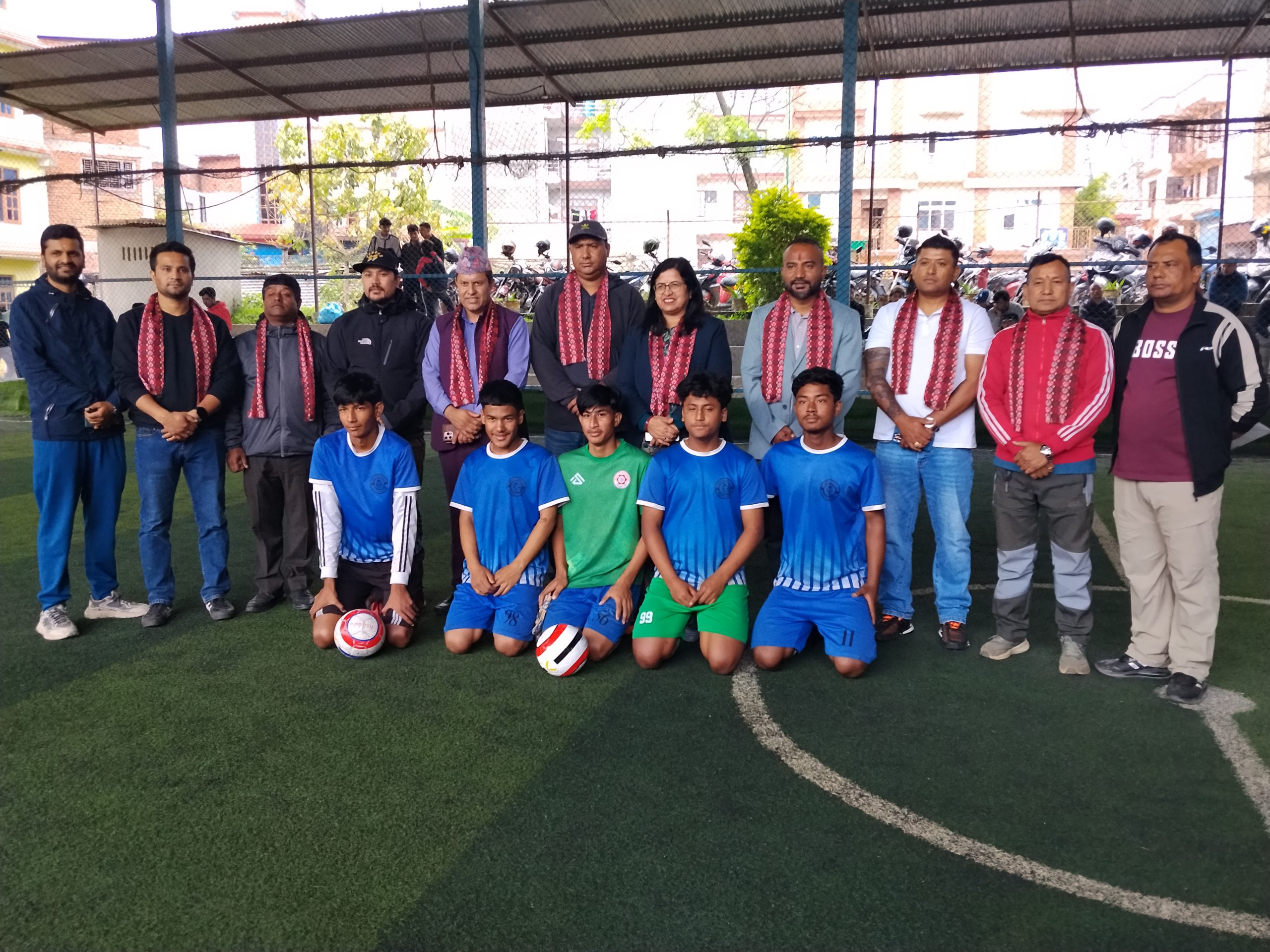सुर्यविनायक मेयर कप जिल्ला स्तरीय फुटसल प्रतियोगिता उपमेयर भट्टराईबाट उद्घाटन ।