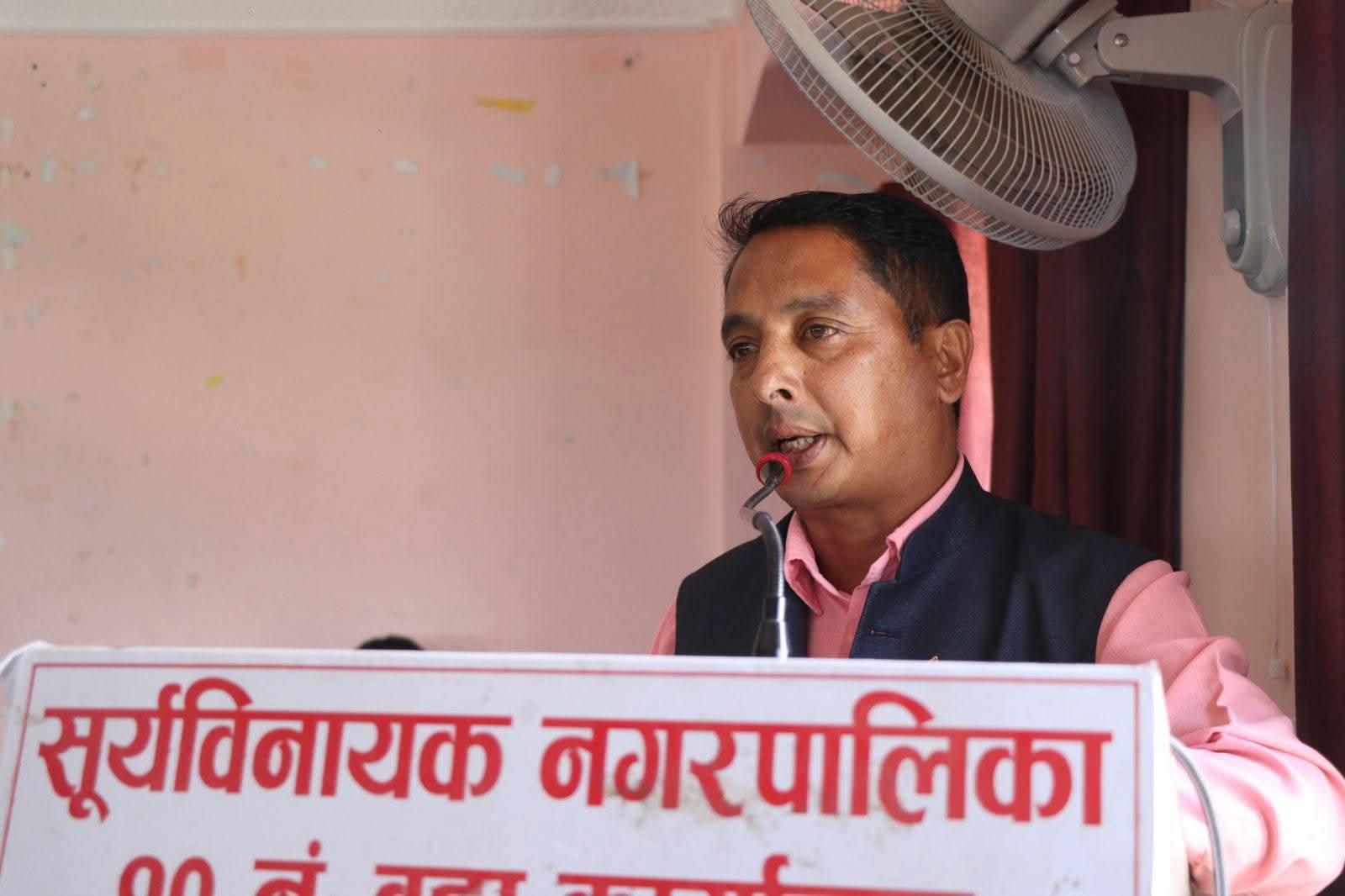 सूनपा वडा नं. १० मा रु. १७ करोडको ६८ वटा योजनाहरु सञ्चालन गरेका छौं ः वडा अध्यक्ष शिवराम राउत