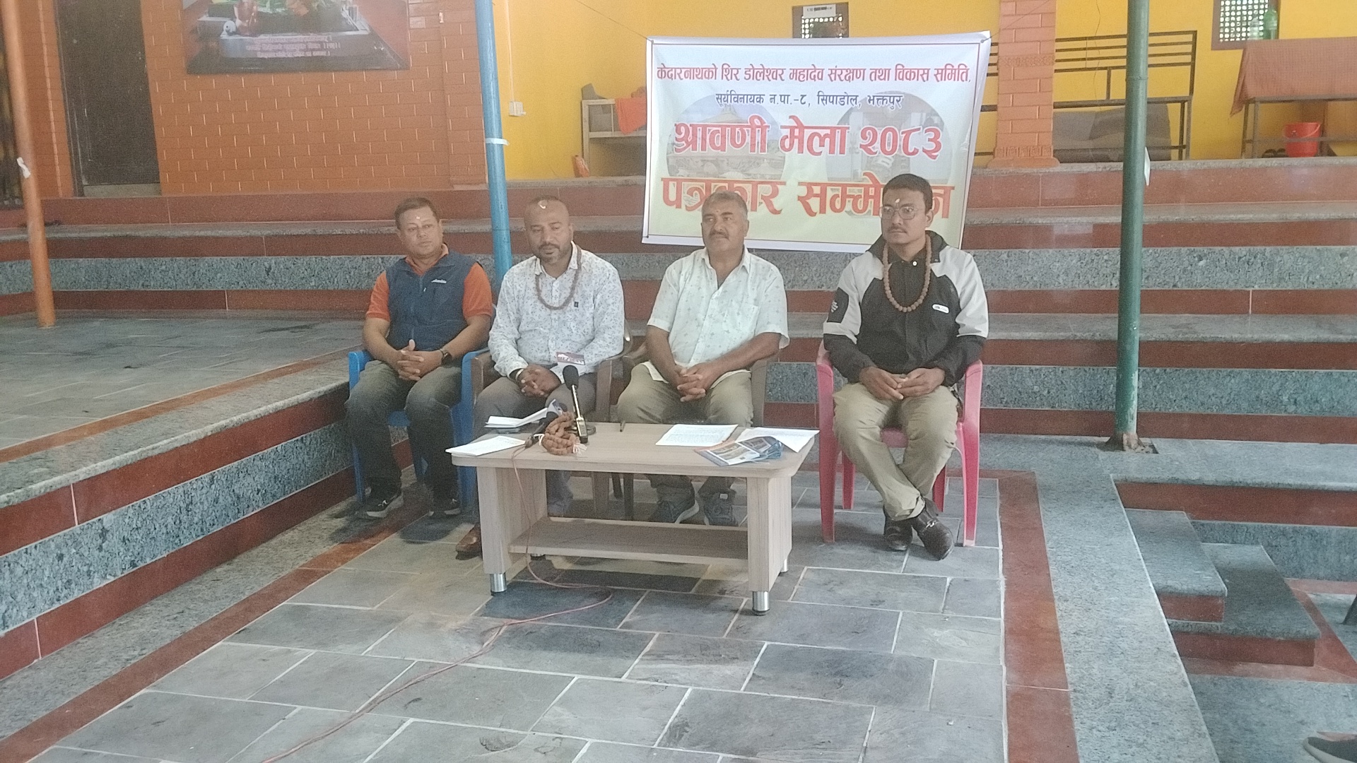 केदारनाथको शिर डोलेश्वर महादेव मन्दिरमा श्रावणी मेलाको तयारी पुरा